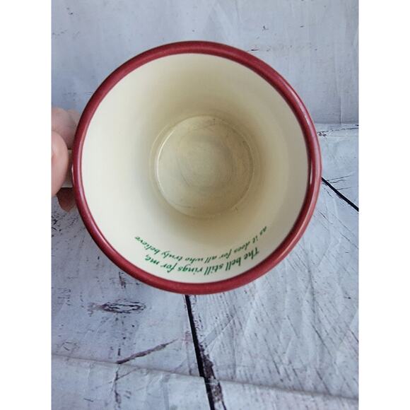 Warner Bros The Polar Express 3D Embossed "Believe" Hot Chocolate Coffee Mug - Picture 5 of 9